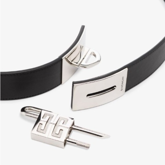 Givenchy 4G Lock Leather Belt - Picture 3 of 3